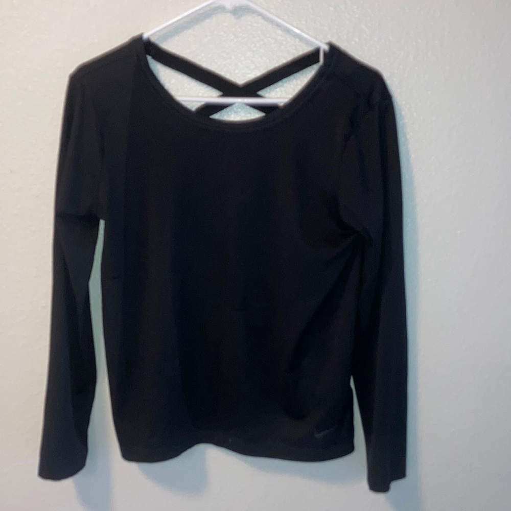 Nike Long Sleeve Strap Back Athletic Shirt